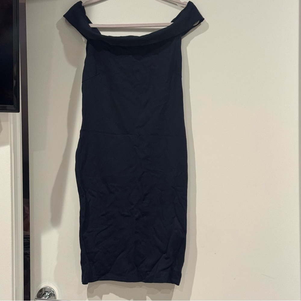 Fashion Nova Black Strapless Dress